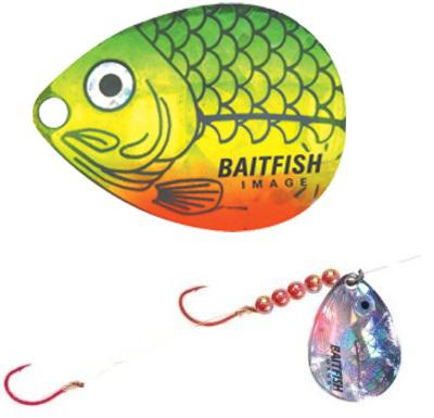 N.LAND BAITFISH-IMAGE HARNESS #4 BLADE FIRETIGER