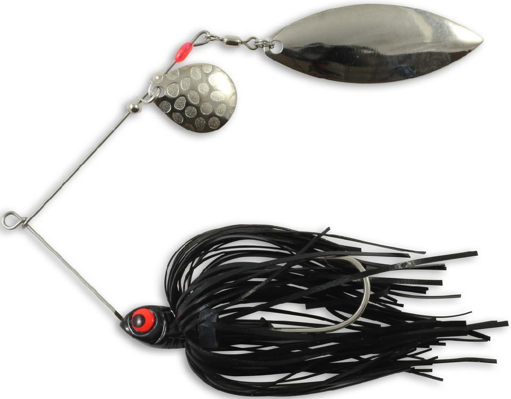 N.LAND REED RUNNER SPINNERBAIT 3/8oz BULLHEAD TANDEM BLADE COLORADO/WILLOW