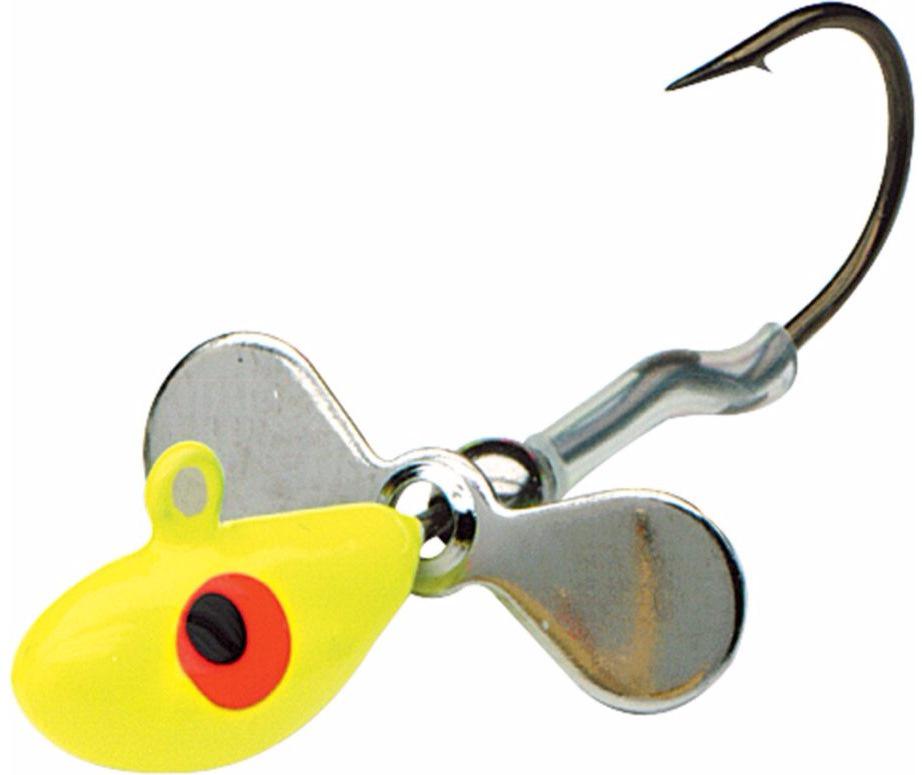 N.LAND WHISTLER JIG 3/8oz(2) CHARTREUSE