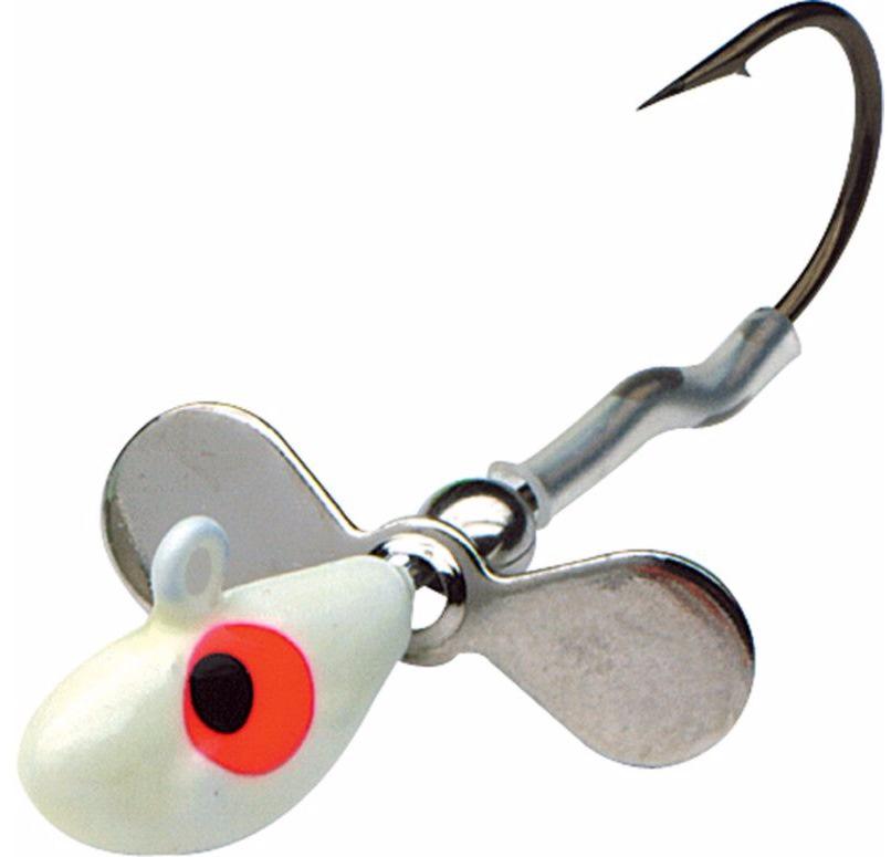 N.LAND WHISTLER JIG 3/8oz(2) GLOW