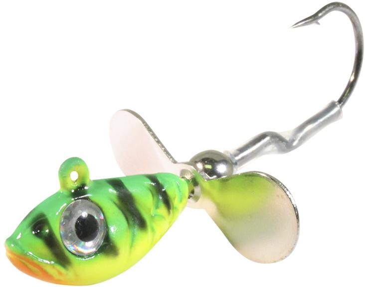 N.LAND UV WHISTLER JIG 1/2oz FIRETIGER