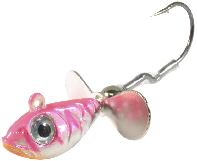 N.LAND UV WHISTLER JIG 1/2oz PINK TIGER