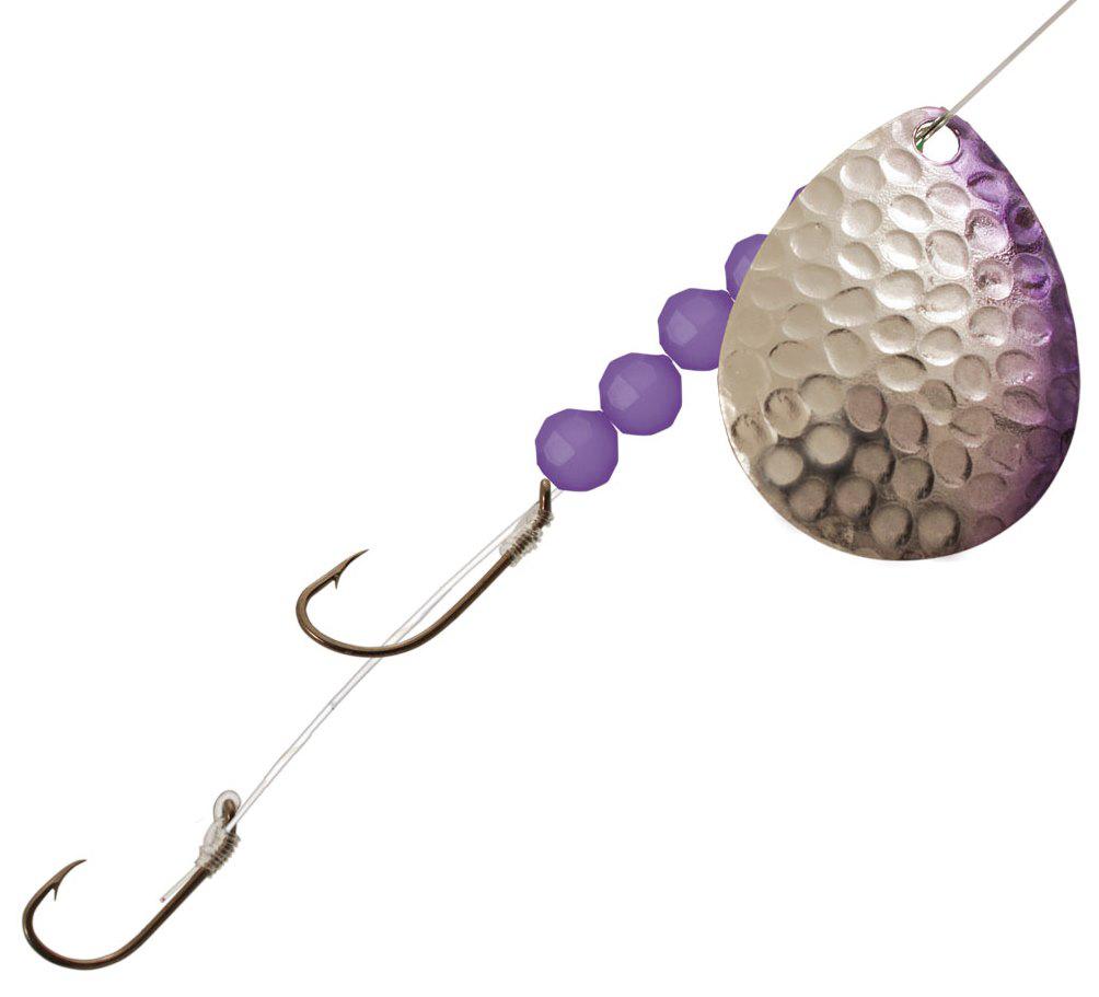 N.LAND CRAWLER HAULER HARNESS #4 BLADE HAMMERED NICKEL PURPLE