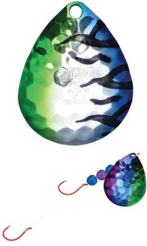 N.LAND CRAWLER HAULER HARNESS #6 BLADE EMERALD SHINER GREEN/SILVER/BLUE