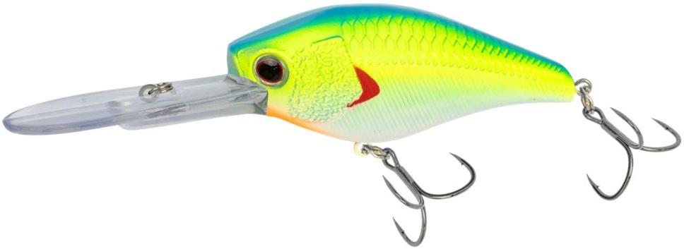 NOMAD D-TRAK 65 DEEP FLOATING CRANKBAIT 2-1/2' 3/4OZ-CHARTREUSE BLUE BACK