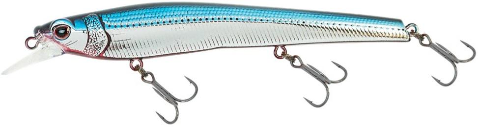 NOMAD SHIKARI 115 SUSPENDING JERKBAIT 4-1/2' 1/2OZ-BLUE BACK CHROME