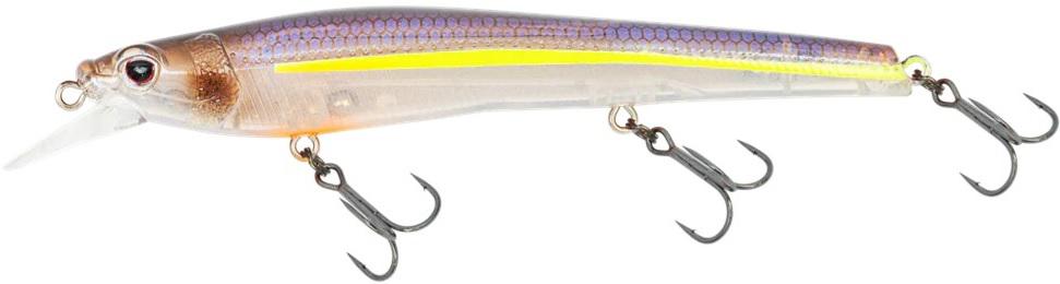 NOMAD SHIKARI 115 SUSPENDING JERKBAIT 4-1/2' 1/2OZ-CHARTREUSE THREADFIN SHAD