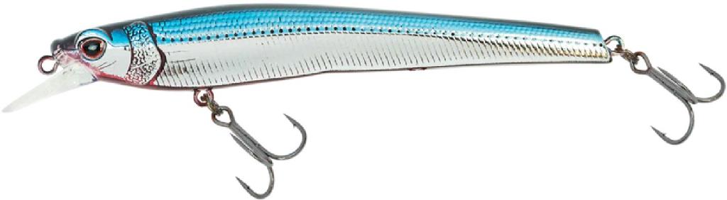 NOMAD SHIKARI 95 SUSPENDING JERKBAIT 3-3/4' 3/8OZ-BLUE BACK CHROME