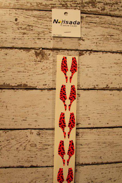 NORISADA DIE CUTS F/BLADEBAIT RED TIGER