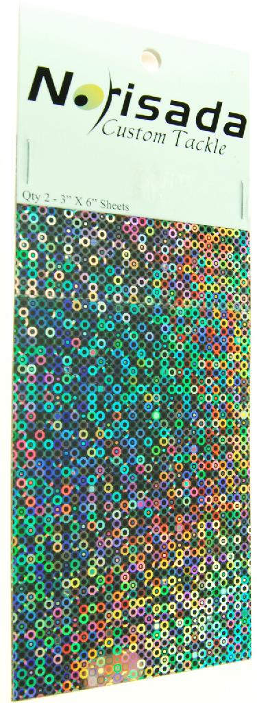 NORISADA BULK TAPE SILVER HOLLOW (2)3'X6' STRIPS