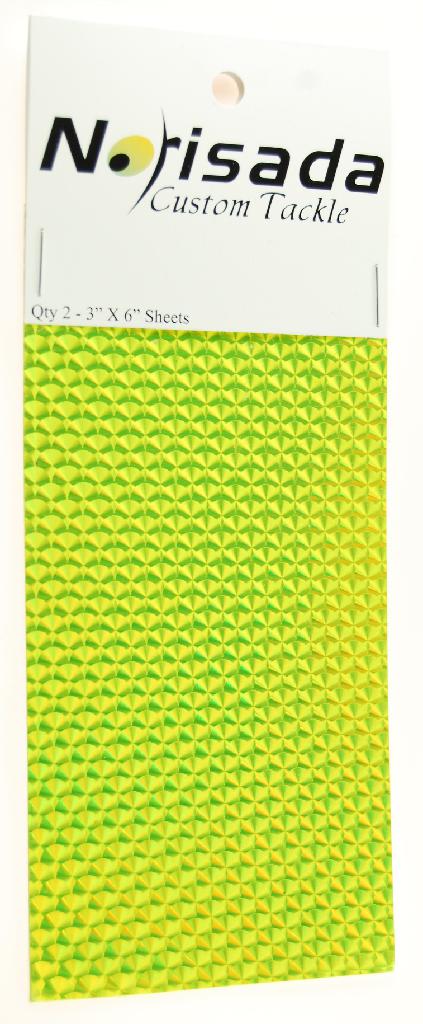NORISADA BULK TAPE CHARTREUSE SCALE (2)3'X6' STRIPS