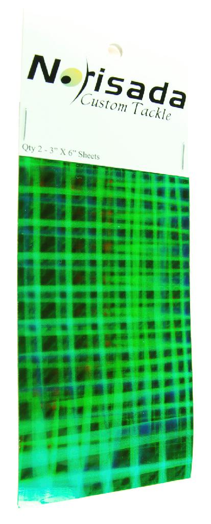 NORISADA BULK TAPE GREEN PLAID (2)3'X6' STRIPS