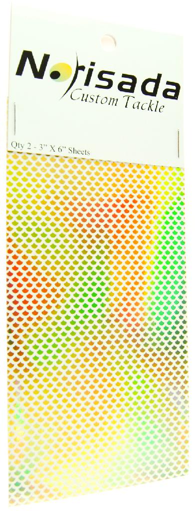 NORISADA BULK TAPE SILVER WALLEYE JIM (2)3'X6' STRIPS