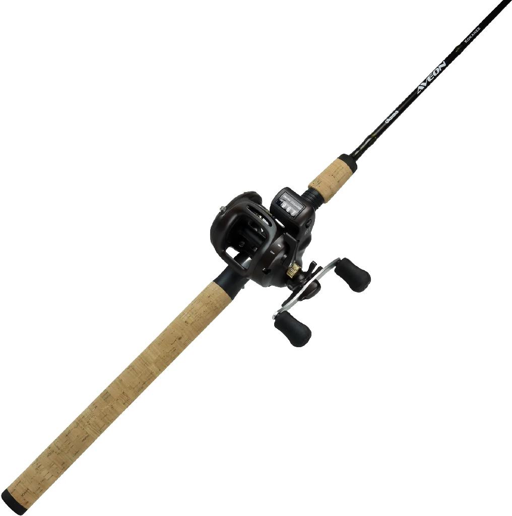OKUMA AVEON KOKANEE COMBO  2PC 7'6'L 1BB 15 SIZE REEL W/LINE COUNTER - Gunarama