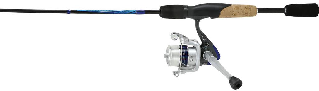 OKUMA CASCADE SPIN COMBO  2PC 6.6' ML 1BB F/DRAG GRAPH SPOOL #20 SIZE REEL