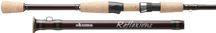 OKUMA REFLECTION'A' SPIN ROD 1PC 7'0'MLa (Split Grig Cork Handle 6-15# Line Wt)