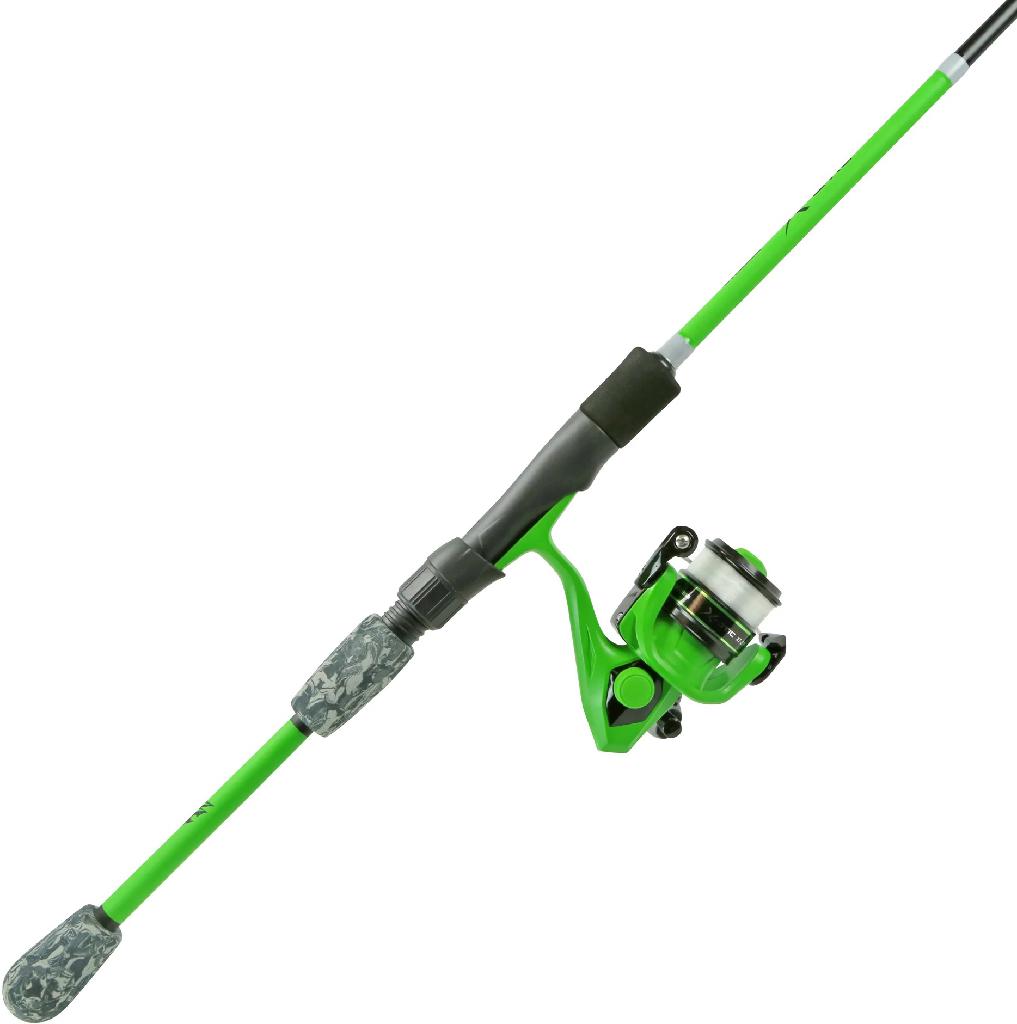 OKUMA X-OTIC SPIN COMBO 2PC 6'ML GREEN 20 SIZE 1BB REEL W/LINE