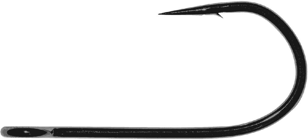 OWNER STINGER SIWASH HOOK BLK/NIC(6) 1/0