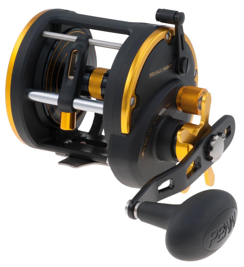 PENN SQL30LWLH SQUALL II L/WIND REEL 3+1BB  GRAPHITE FRAME  355/30