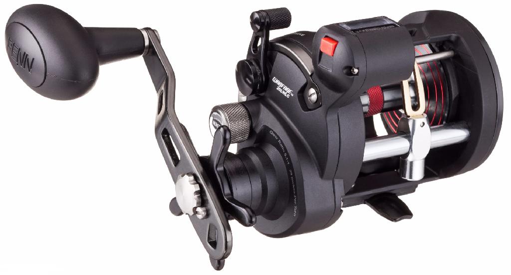PENN WAR20LWLC WARFARE L/W REEL 320/20 2+1BB GRAPH W/LINE COUNTER RIGHTHAND