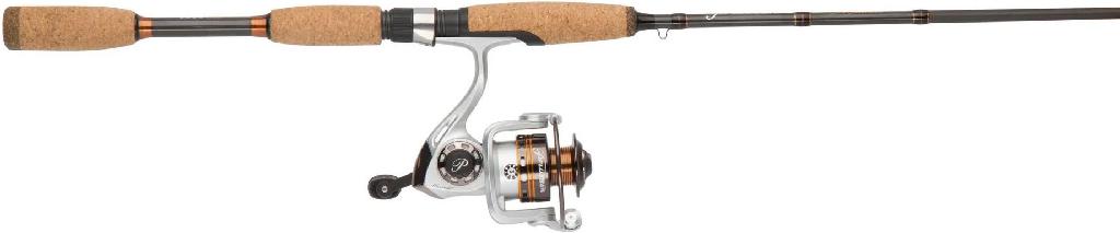 PFLUEGER MONARCH SPIN COMBO 6'6' 2PC MED (IM6 GRAPH ROD 5BB 30sz REEL CORK HDL)