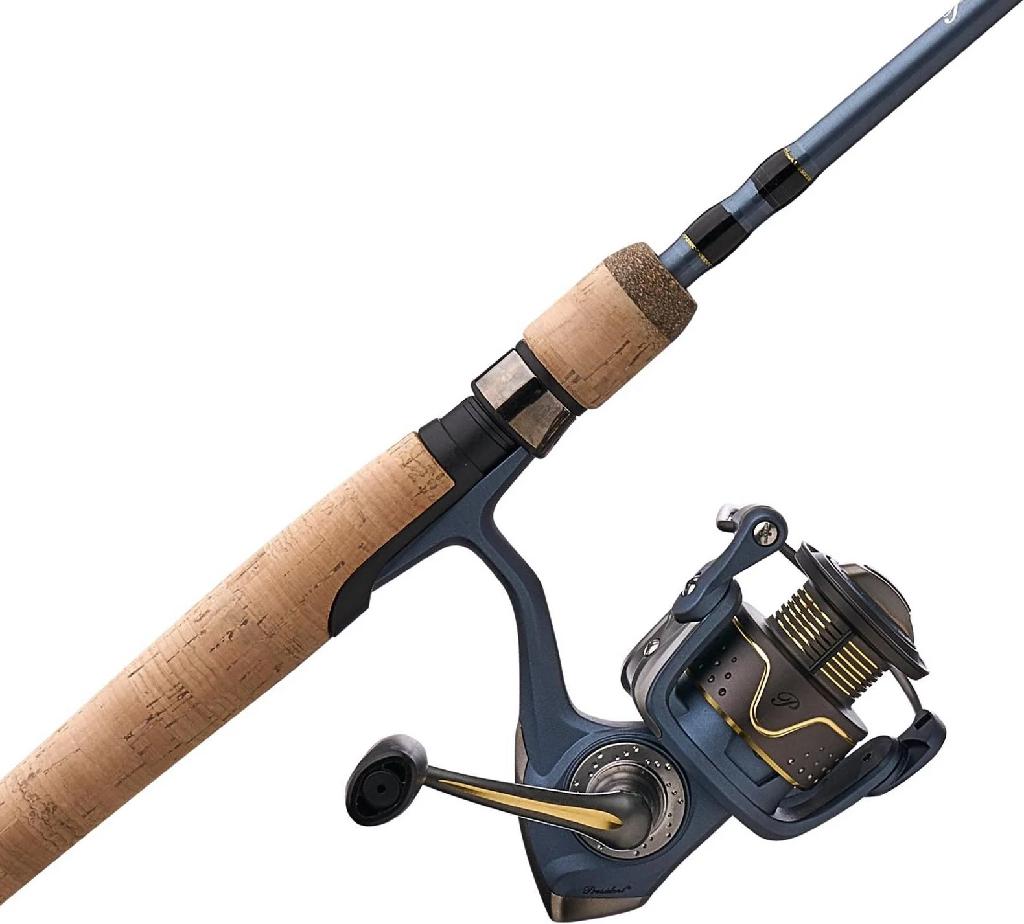 PFLUEGER PRESIDENT SPIN COMBO 6'6'2PC M (IM8 GRAPH ROD 10BB 30sz REEL CORK HDL)