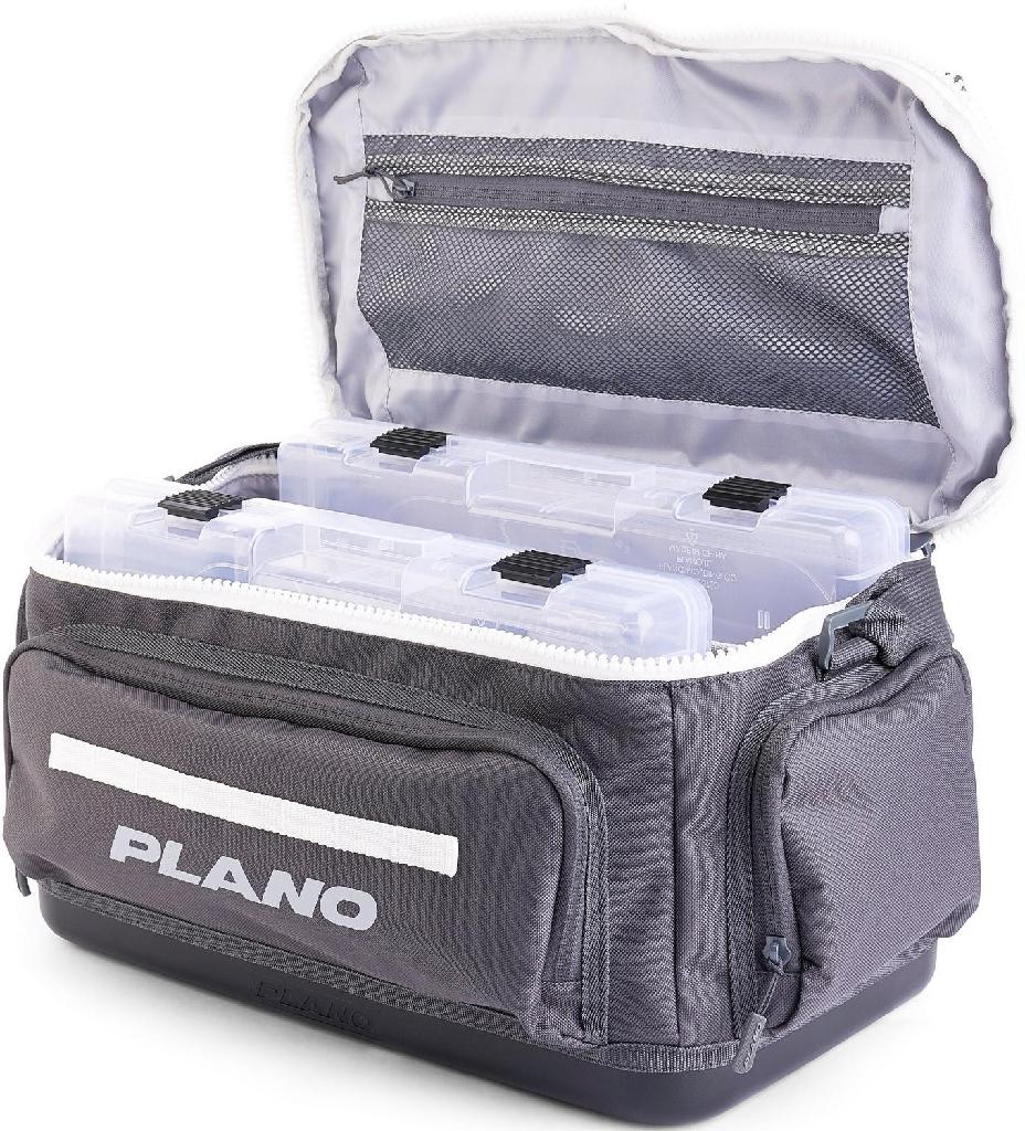 PLANO WEEKEND SERIES BAG W/2-3700'S GRAY 18.9'L x 10.24'W x 9.25' H