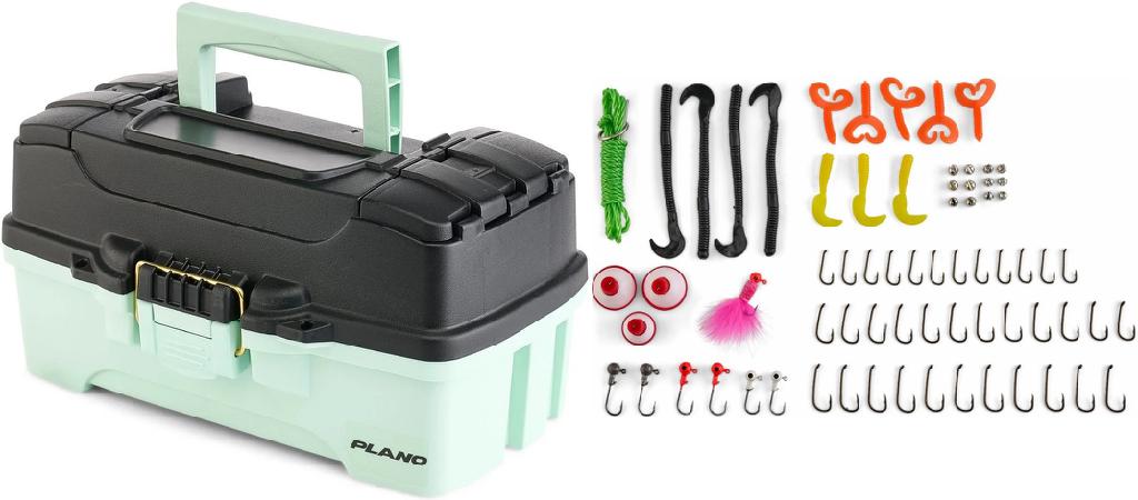 PLANO 5000-00 TAKE ME FISHING BOX KIT (1-TRAY with Assorted tackle)