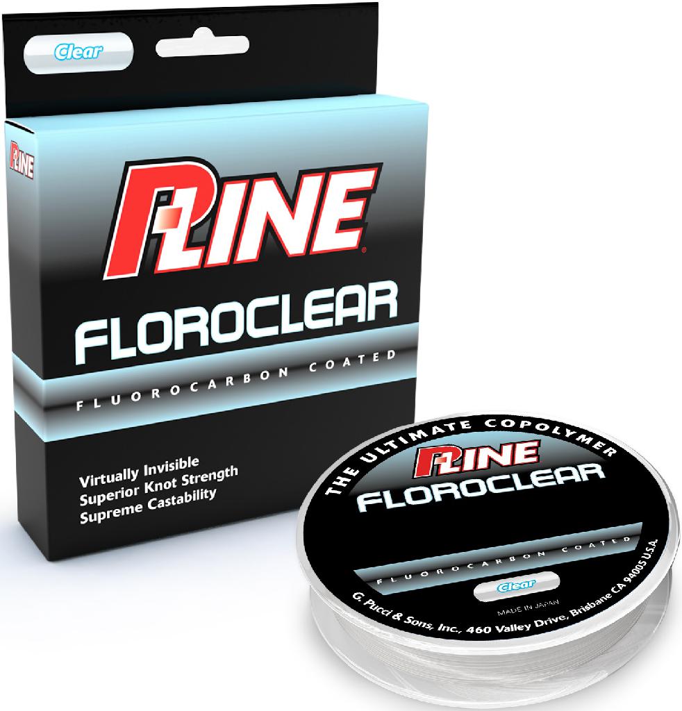 P-LINE FLOROCLEAR LINE 300yd CLEAR  12#