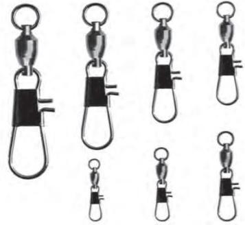 PUCCI BLACK BALL BEARING SNAP SWIVEL  0