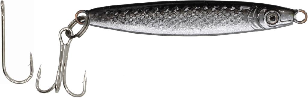 PUCCI 2oz CHOVY JIG  CHROME/BLACK-BACK