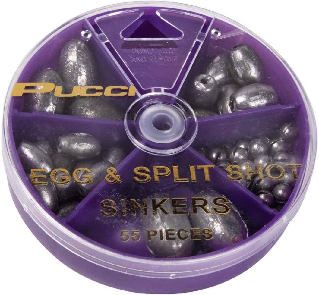 PUCCI EGG & SPLIT SHOT SINKER SELECTOR