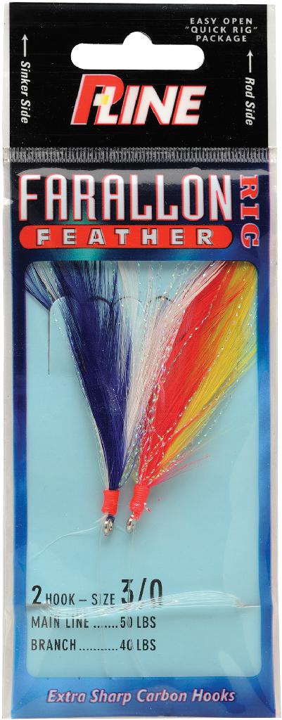 PLNE FARALLON FEATHER 2HK 5/0 MIXED