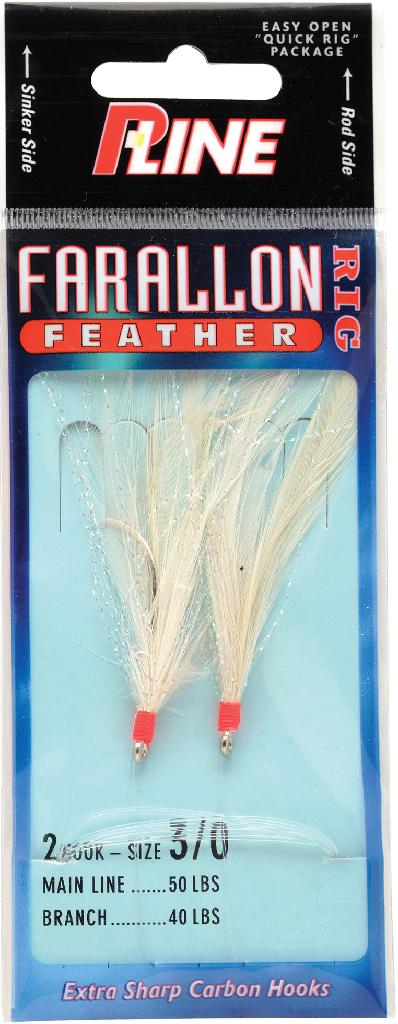 PLNE FARALLON FEATHER 2HK 5/0 WHITE