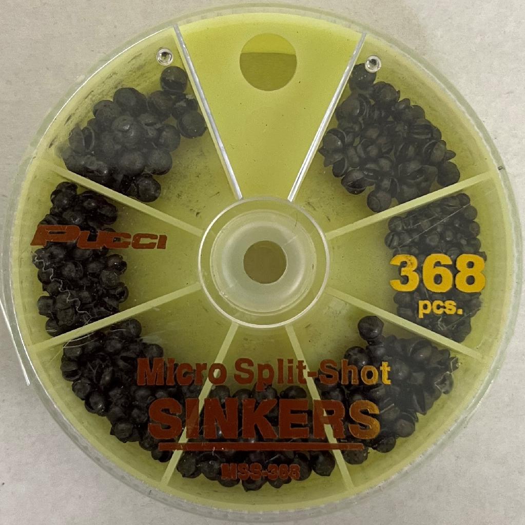 PUCCI MICRO SPLIT SHOT SINKER SELECTOR 368PC
