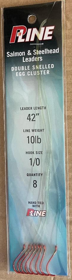 PLNE STEELHEAD RIG 10LB 42' (8)  #1/0