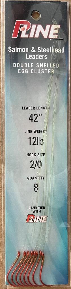 PLNE STEELHEAD RIG 12LB 42' (8)  #2/0