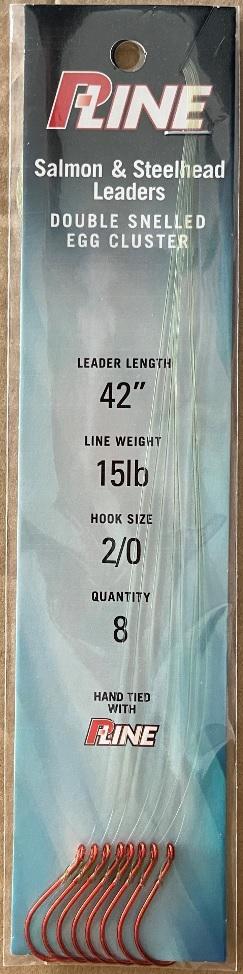 PLNE STEELHEAD RIG 15LB 42' (8)  #2/0