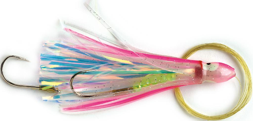PLNE RIGGED SQUID SKIRT 4.5' CLEAR PEARL PINK GLOW