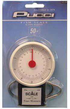 PUCCI 50LB LG DIAL SCALE W/TAPE MEASURE