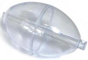 PUCCI 2-1/2' CLEAR SPIN FLOATS (2)