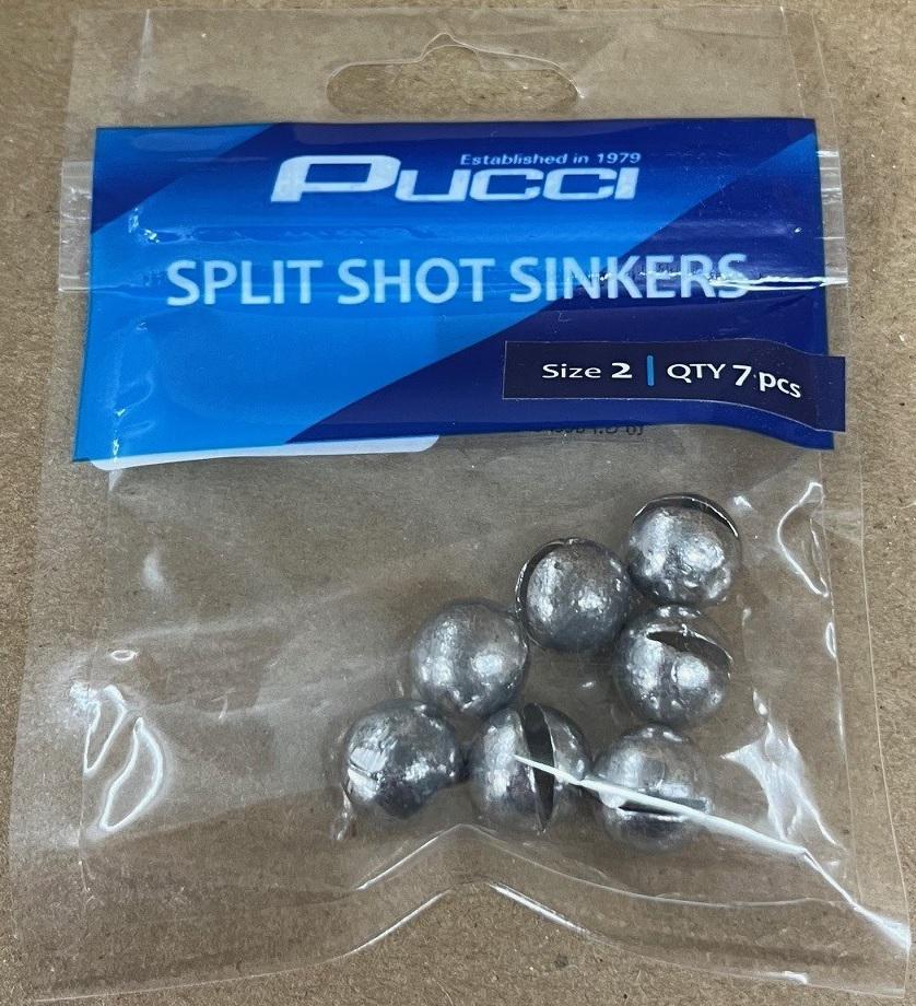 PUCCI SPLIT SHOT SINKER SZ 2  (7)