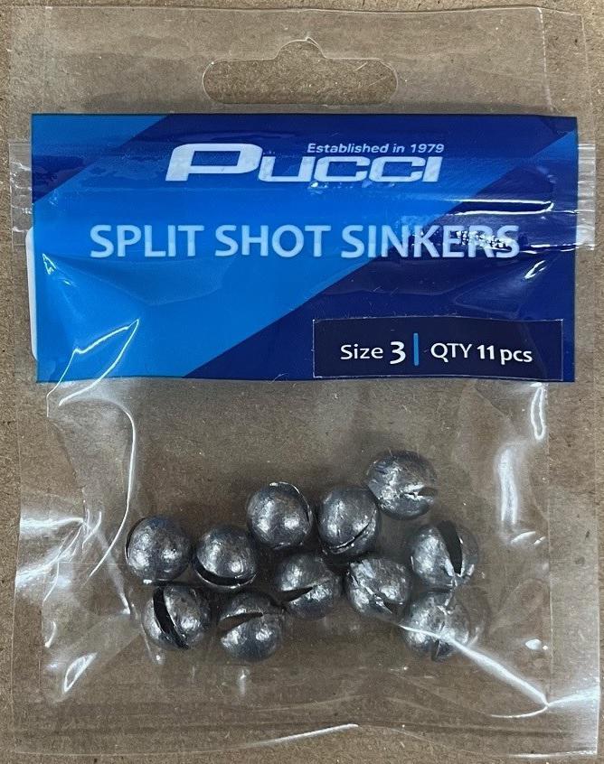PUCCI SPLIT SHOT SINKER SZ 3  (11)