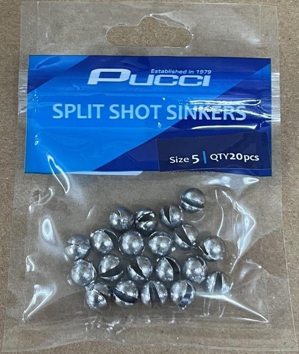 PUCCI SPLIT SHOT SINKER SZ 5  (20)