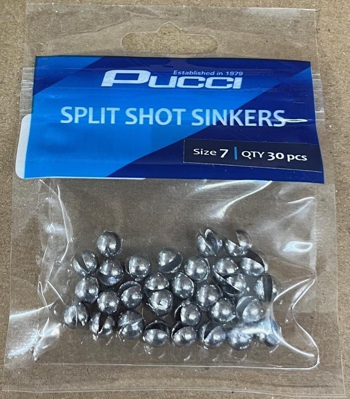 PUCCI SPLIT SHOT SINKER SZ 7  (30)