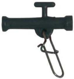 PUCCI SLIDE SWIVEL W/LOCK SNAP SZ 3  (3) (BLACK)