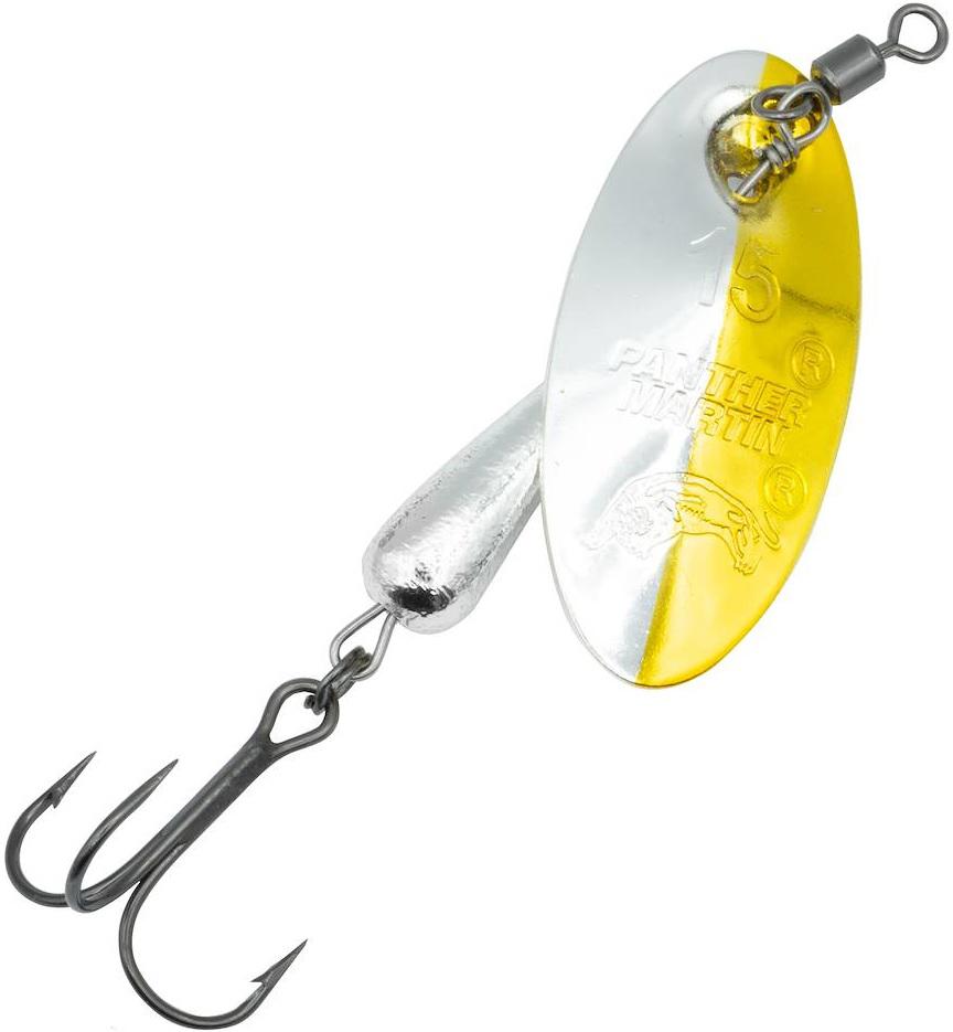 PMTN SAL/SH SPINNER 7/16OZ GOLD&SILVER BLADE W/SILVER BODY