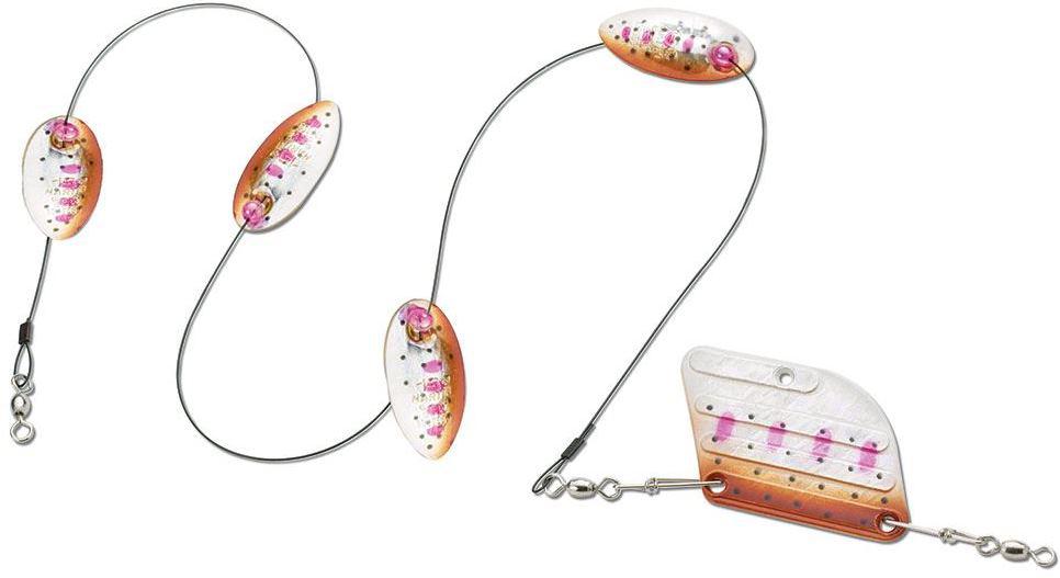 PMTN HIGH LAKE TROLL SZ 15 BROWN TROUT 1 rudder 4-each 1 Ounce 1.62'Blades