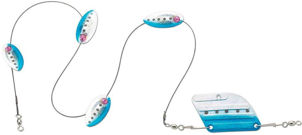 PMTN HIGH LAKE TROLL SZ 20 SIL/BLUE HOLO 1 rudder 4-each 1 Ounce 2.37'Blades