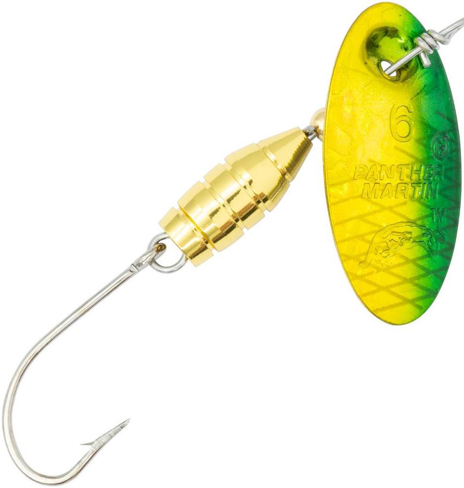P/MARTIN 1/8OZ.HOLO DLX GREEN/GOLD SINGLE HOOK